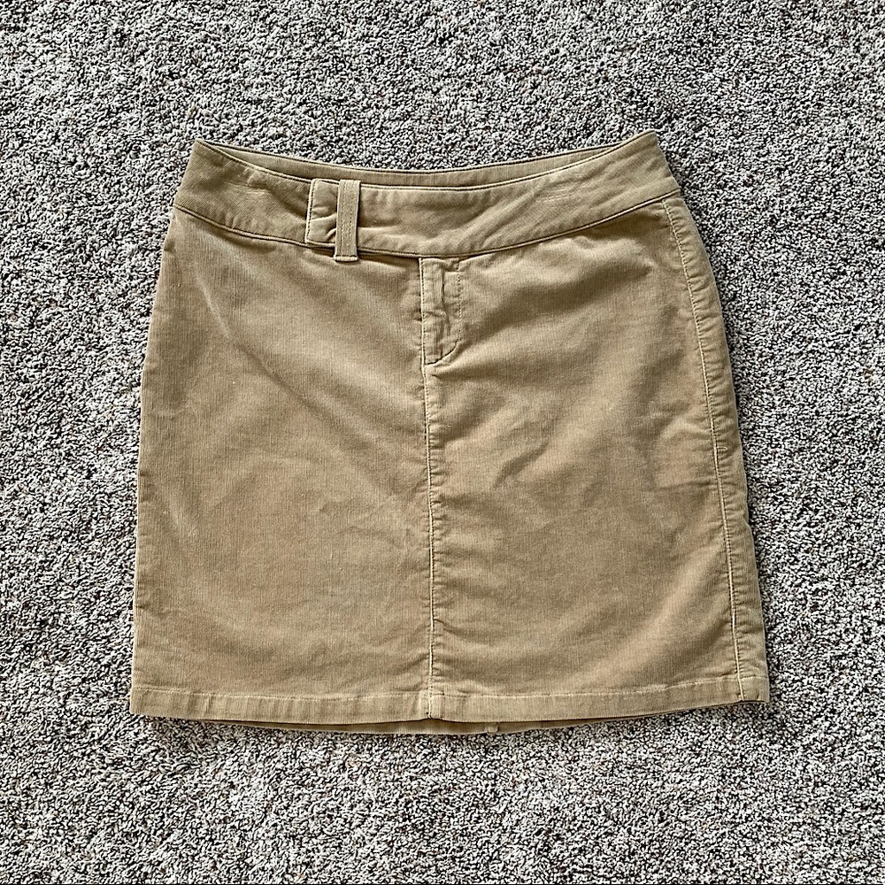 Mavi Vintage Beige/Tan Corduroy Skirt